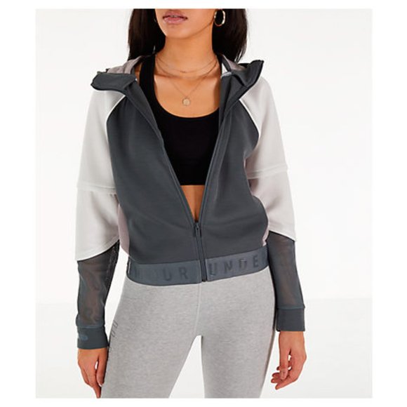 Under Armour Jackets & Blazers - UNDER ARMOUR Women’s Tre-Tone Zip Up Jacket w/ Hood - XL